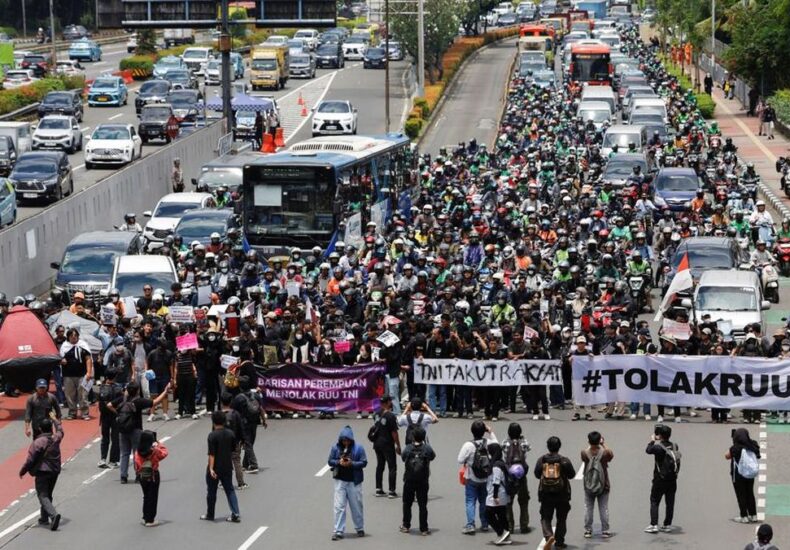 Gelombang demo nasional 2025